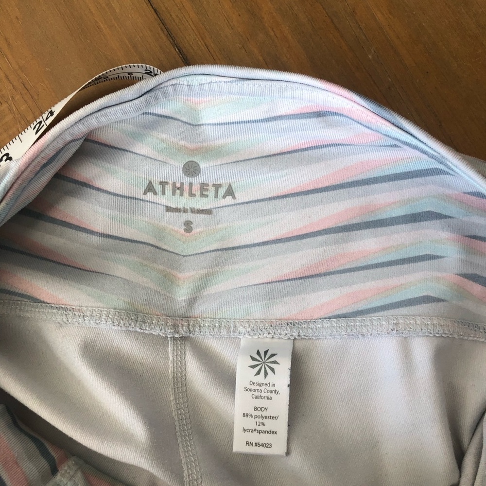 Athleta Striped Pattern Crop Legging - image 7